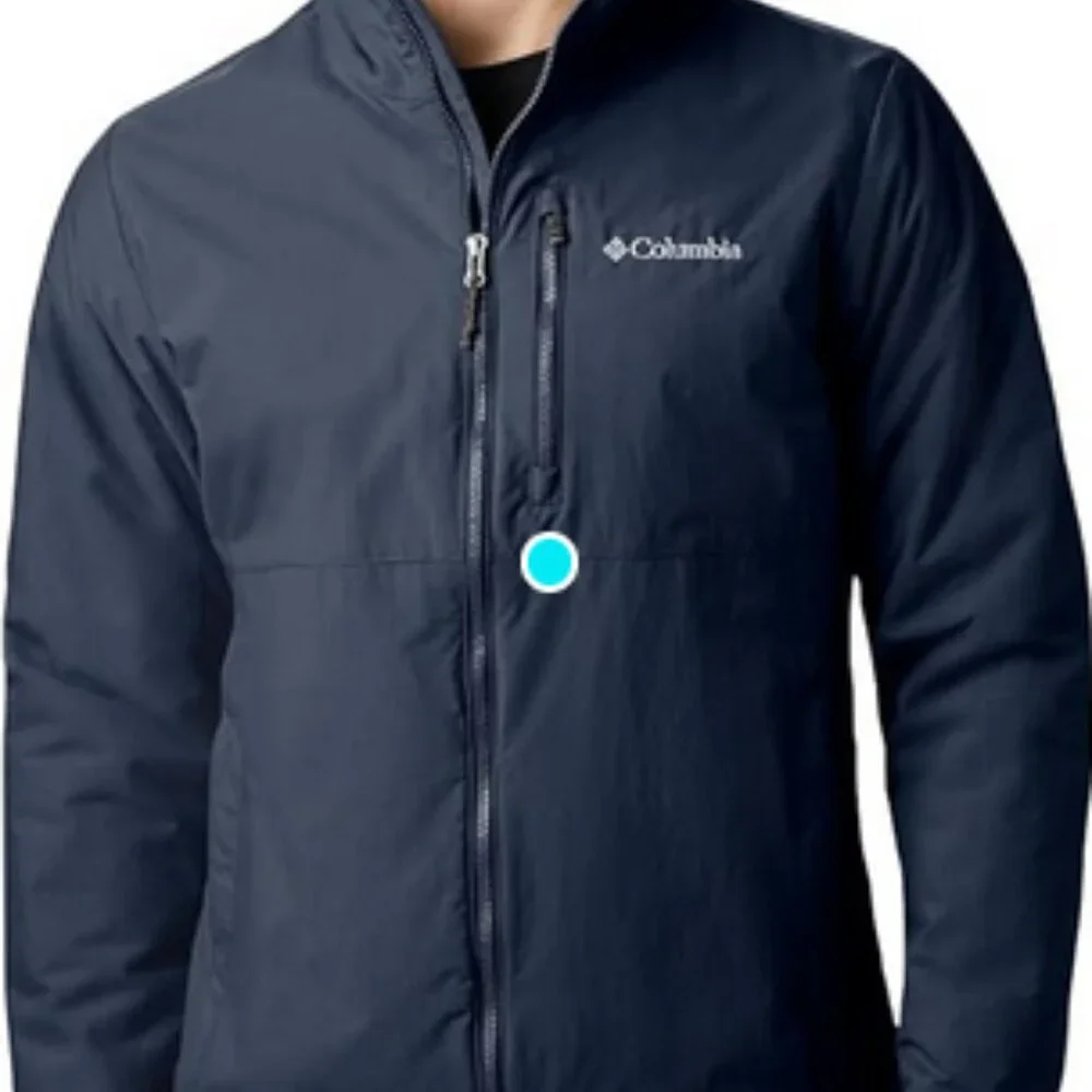 Columbia Sportswear Men's Utilizer Jacket XL Navy Blue Water Resistant Nylon - Picture 6 of 6